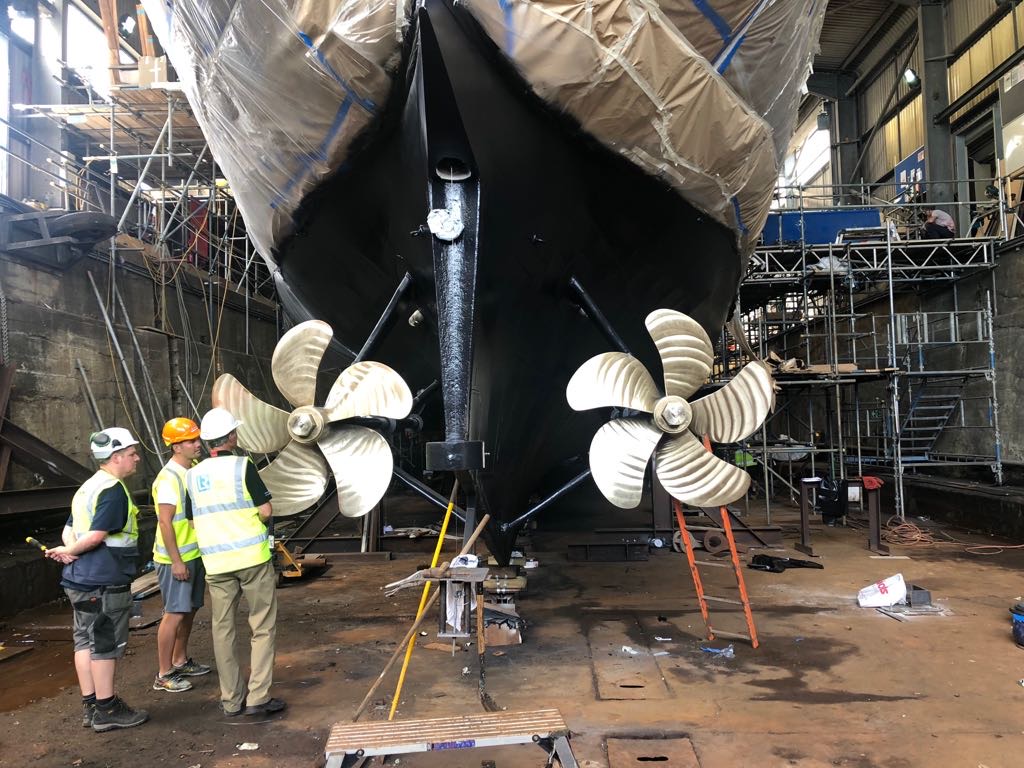 Martin reviewing inspection findings